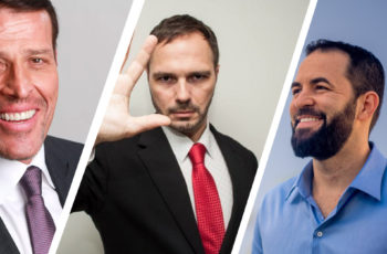 Coaches André Percia, Tony Robbins e Wendell Carvalhho